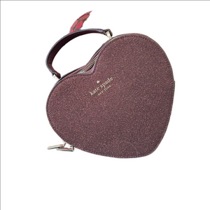 Kate Spade Heart-Shaped Glitter Bag - Purple